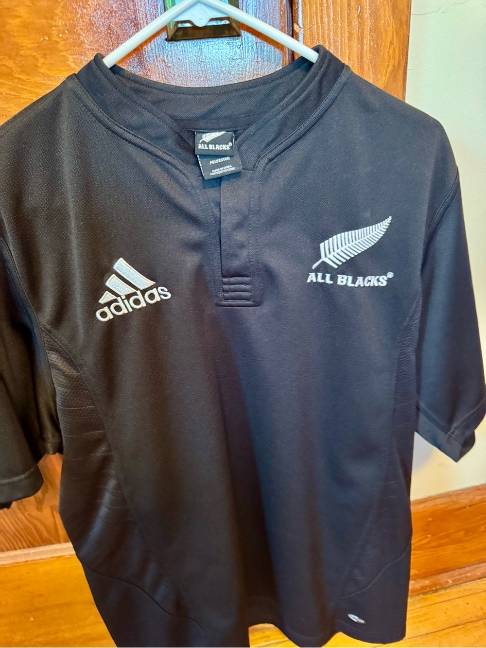 All Blacks rugby jersey